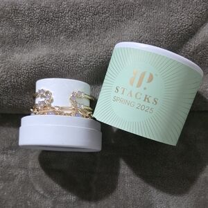 Gold Stacks Braclet Set